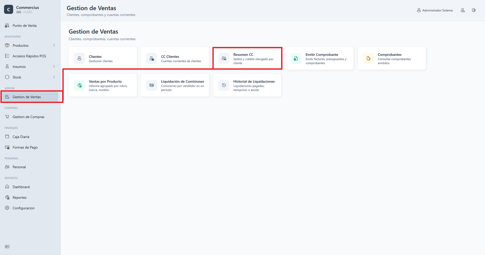 Gestion de ventas